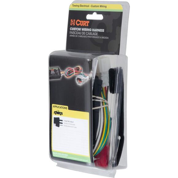 CURT 56011 4-Pin Trailer Wiring Harness, Fits Select Civic, Accord, Mazda 3,CX5 - Picture 3 of 3